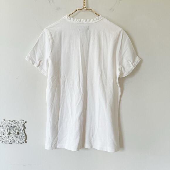 Polo by Ralph Lauren Cream Short Sleeve Blouse - Picture 5 of 6